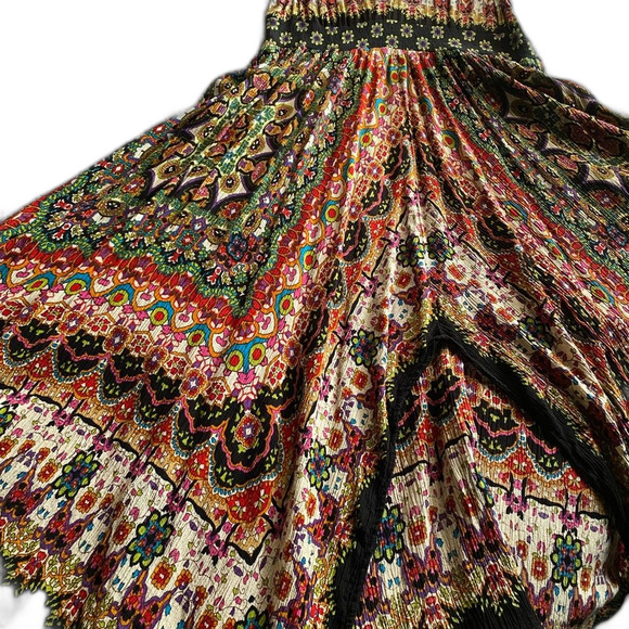 Bila Dresses & Skirts - Boho Maxi L Dress Handkerchief Hem Cottage Indie Festival Hippie Bohemian B8